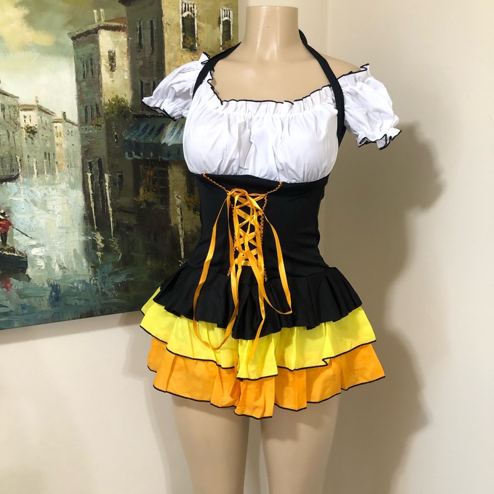 Candy Corn Witch costume